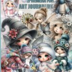 Winter Ephemera For art Journaling ATC's & Card Making Flowers & Fairies EDITION