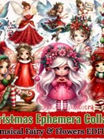 🧚♀️ Enchanting vintage fairy illustrations with Christmas details 🎁 Holly, poinsettias, ornaments, snowflakes, and cozy winter motifs 📜 Aged paper textures and golden tones for authentic vintage charm ✨ Perfect for: ✔ Junk journaling ✔ Scrapbooking ✔ Art journaling ✔ Cardmaking & Tags ✔ Mixed media art ✔ DIY holiday crafts Each page is beautifully designed with festive fairy themes and winter accents in different sizes — easy to cut, layer, and collage. Whether you’re new to journaling or an experienced crafter, this kit will bring sparkle and warmth to your Christmas creations. 📦 WHAT’S INCLUDED 14 Printable Pages (PDF format) Designed for US Letter Size (8.5" x 11") High-resolution, print-ready files (300 DPI) 📥 HOW TO DOWNLOAD After purchase, log into your Etsy account Go to Your Account → Purchases and Reviews Click Download Files Open the downloaded PDF file Click the Google Drive link inside to access and download all 14 pages 🔍 Why Google Drive? Etsy limits file size and upload count, so 🎅 UNLEASH YOUR HOLIDAY MAGIC Transform your projects with this Christmas Fairy Ephemera Kit. Whether you’re creating junk journals, holiday cards, or festive scrapbook pages, these printable sheets will fill your creative world with sparkle, warmth, and vintage Christmas enchantment.